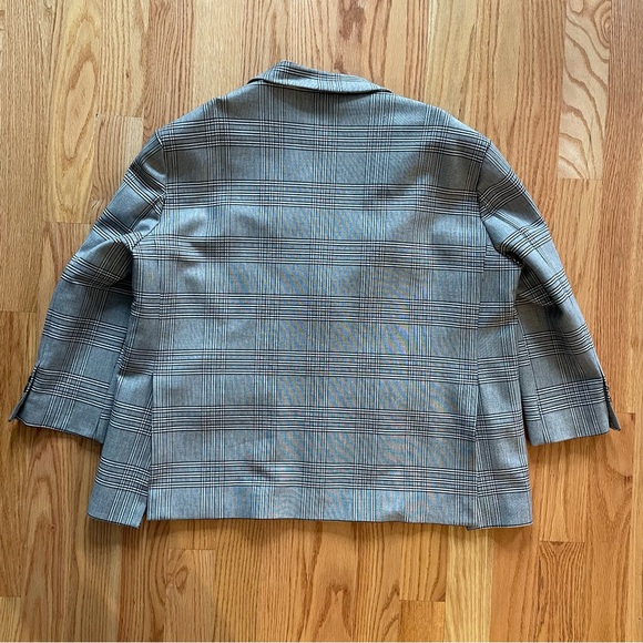 EUC ZARA Oversized Glen Plaid Jacket Blazer Size XL - Picture 4 of 6